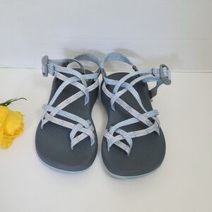 Chaco Women's Blue Double Strap Sports Outdoor Sandals, Size 6